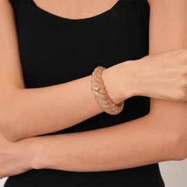 MOEEIJEW Acrylic Resin Bracelet for Women Chunky Square Bracelets Wide Wristbands Bangle Punk Jewelry, Medium, Acrylic, no gemstone