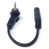 DRUT 2pcs 10cm Right Angled 2.5mm Stereo Jack to 3.5mm