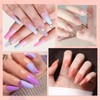 YSUVIN Nail Tips, Pack of 240 Fake Nails, Transparent, 12
