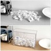 NINEWEEN Clear Dishwasher Detergent Pod Holder for Kitchen Cabinet, Plastic