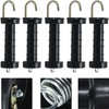 WinHUb 5PCS Electric Fence Handles Insulated Spring Tension Gate Handle