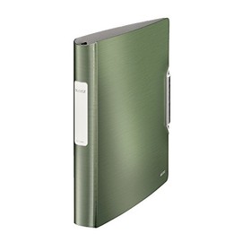Leitz 4 Ring Binder, Holds up to 280 Sheets, Style Range, 52 mm Spine, 42450053 - A4, Celadon Green