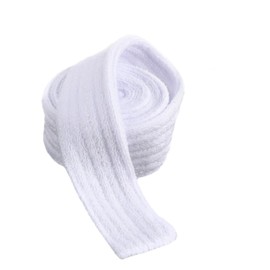 Prasacco Robe Belt White Robe Tie Cotton Robe Strap Bathrobe Belt Replacement Bathrobe Tie Waist Belt Robe Belt Replacement, 70.86 x 1.96 inch