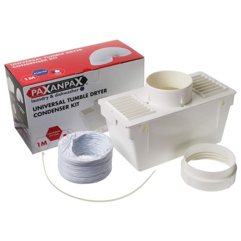 Paxanpax PLD156 Universal Tumble Dryer Internal Condenser Kit, Includes Hose,