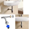 runmade Chrome Bathroom Basin Sink Bottle Trap Waste Pipe Adjustable