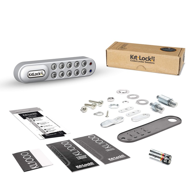 KitLock KL1000 Electronic Lock for Lockers and Furniture Keyless with