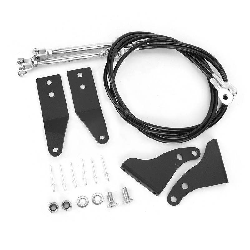 Iron Stainless Steel Limb Risers Kit Windshield Protector Fits for