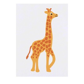 Azeeda 'Giraffe schaut sich um ' Temporäres Tattoo - Hautfreundlicher & Ungiftiger Abziehbild · Wasserfest (TO00079469)