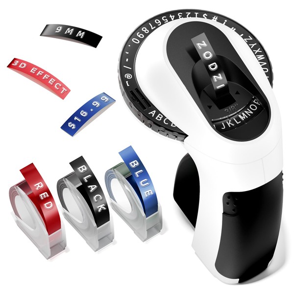 Zodzi Embossing Label Maker with Tapes