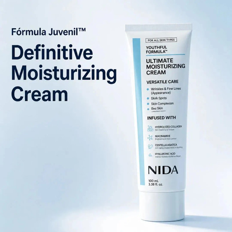 Nida Moisturizing Cream Ultimate Youthful Formula 100 Ml 1 Unidad