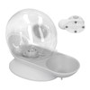 Pet Water Dispenser Snail Shape Automatic Transparent 2.8L Large Capacity