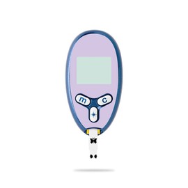 MightySkins Skin Compatible with Abbott Freestyle Lite - Solid Lilac | Protective, Durable, and Unique Vinyl Decal wrap Cover | Easy to Apply, Remove, and Change Styles | Made in The USA