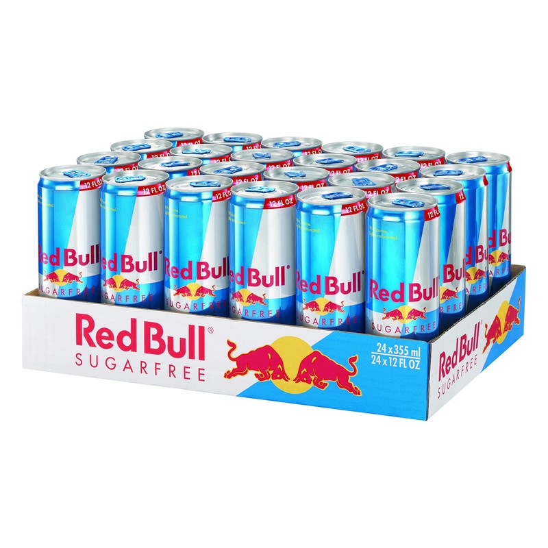 Red Bull Energy Drink, Sugar Free, 12 Fl Oz, 24