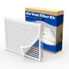 Wintcomfort Air Vent Filter Kit, 39"x39" Cut to Fit Micro
