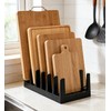 6-Slot Pot Lid Organizer for Kitchen Cabinets – Space-Saving Cookware