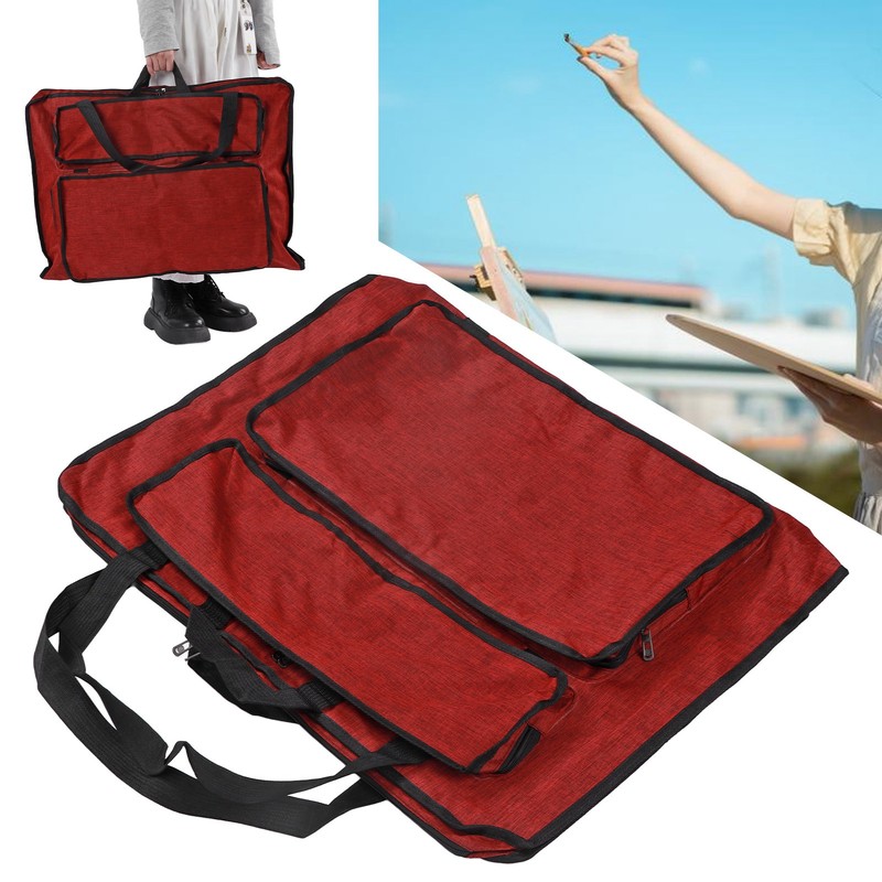 Sketchpad Bag Single Shoulder Reinforced Waterproof Portable Large Capacity Multiple