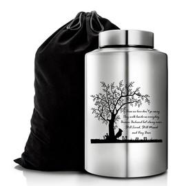 Large Urns for Human Ashes Tree of Life Urns for Ashes Large Burial Urns for Ashes - Family Tree Cremation Urns Funeral Decorative Urns - Up to 220 LBS (Still Loved, Still Missed)