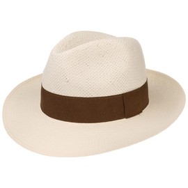 Palermo Straw Hat fedora men´s hats (XL/60-61 - nature)