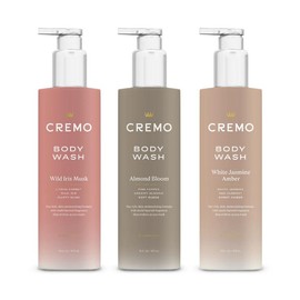 Cremo Pear Blossom Skin Moisturizing Body Wash for Women, Notes of Delicate Petals of Pear Blossoms, 16 Fl Oz Cleansing Gentle Skincare Moisturizer Nourishing Soothing - Scent_sales: Wild Iris Musk