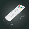 4-Zone Wireless Remote Control with Wall Mount for Alternative Control