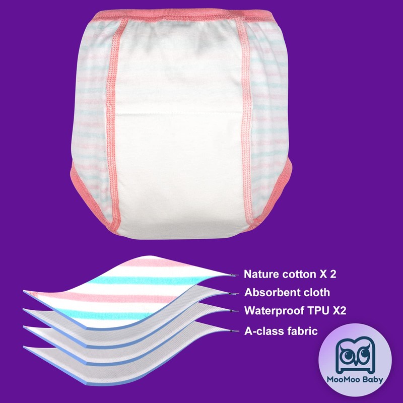 MooMoo Baby Cotton Training Pants Strong Absorbent Toddler Potty Training