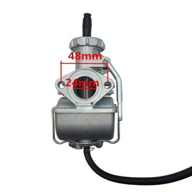 Carburetor kit Replacement for Honda CB100 CB125S CL100 CL125 S90 SL100 SL125 TL125 XL100 Carb 16100-107-712 16100-107-760 16100-107-761 Hand Choke D167 with Ignition Switch, Ignition Coil