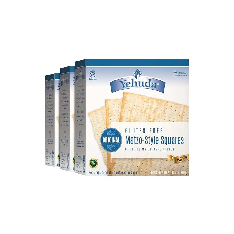 Yehuda Gluten Free Matzo Squares 300g (Pack of 3) |