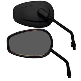 Hoosier Garage - Harley Style Motorcycle Mirrors - compatible with/replacement with Victory Hammer, High Ball, Jackpot, Judge, Kingpin, Magnum, Octane, Vegas, V92C, V92TC