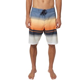 O'NEILL Hyperfreak - Bañador para hombre, resistente al agua, elástico, 21 pulgadas de largo, Azul Polvo / Hyperfreak Lincoln, 28