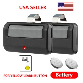 Unbranded 891LM Remote only for Yellow Learn Button of USA Liftmaster Garage Door Opener