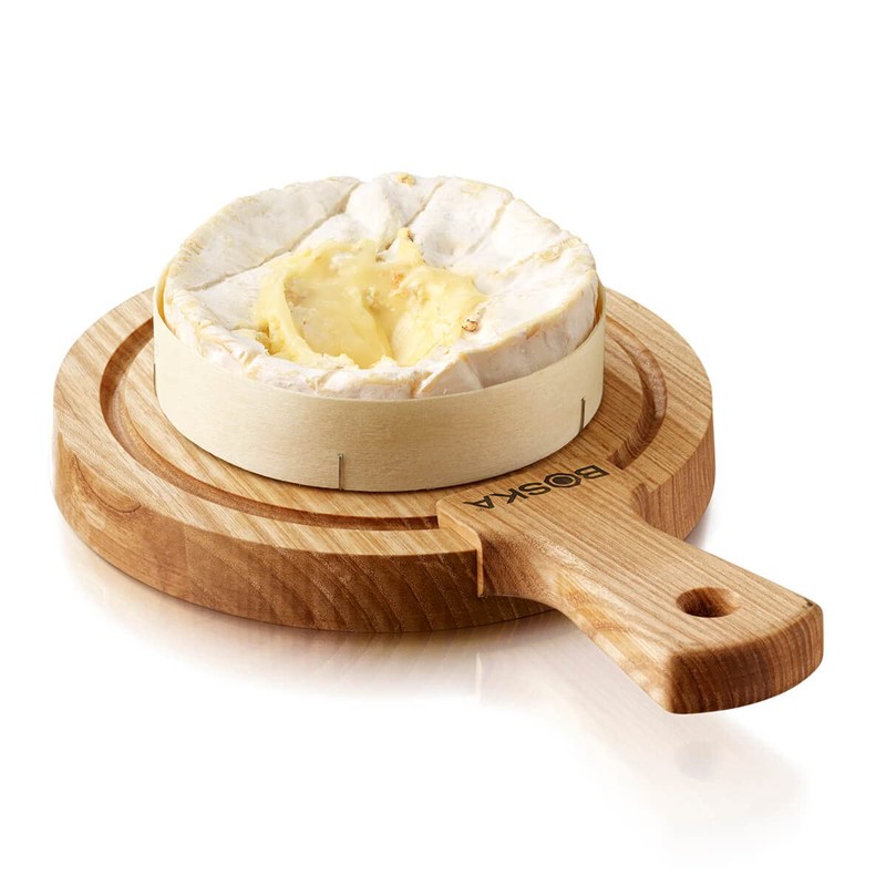 BOSKA Cheese Board Friends Size S, Wood Brown, 16 x