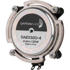 Dayton Audio DAEX32Q-4 Dual Steel Spring Balanced 32mm Exciter 40W 4 Ohm