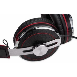 Typhoon Typhoon Rockstar tm028 Stereo Headset Stylish Leather Design 35 mm Stereo Plus – TM028
