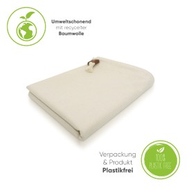 Naturstube® Laundry Bag, Set of 2, 50 x 70 cm - Durable 45 L Laundry Bag Travel, 100% Cotton [Oeko-Tex Certified], Laundry Bags, Fabric Bag Large, Laundry Bag, Dirty Laundry Bag Travel