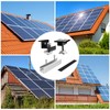 Coomoors 12 cm Solar Panel Mount Kit, Solar Panel Bracket,