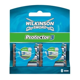 Wilkinson Sword Wilkinson Sword Protector 3 Rasierklingen für Herren Rasierer, 8 Stück (1er Pack)