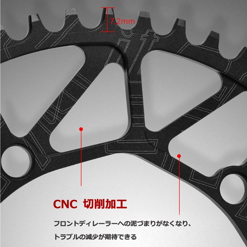 VGEBY Bicycle Chainring Chainring Single Speed Chainring Bicycle Road Bike