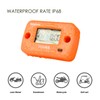Jayron Digital Wireless Hour Meter,Vibration activation,Programmable maintenance reminder,Resettable Job Timer,User