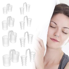 8 Stück Nasenspreizer Besser Atmen, Nasenklammer Schnarchen, Nasenklammer Atmen, Antischnarch, Anti Schnarch Nasenspreizer, für Entspannte Nächte, Möglich Bessere Atmung