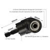 105° Angle Wrench, Cordless Screwdriver Angle Attachment with 1/4 Inch
