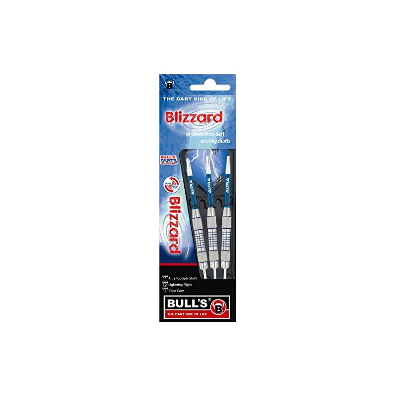 Bulls Blizzard Steel Dart – Silver, 22g