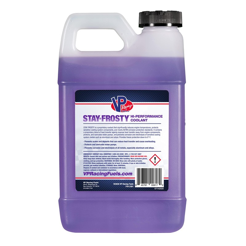 VP Racing Fuels 2087 Stay Frosty Hi-Performance Coolant, 64 oz.