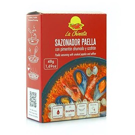 La Chinata. Paella Seasoning with La Vera Smoked Paprika Powder and Saffron. 48g (1.69oz).
