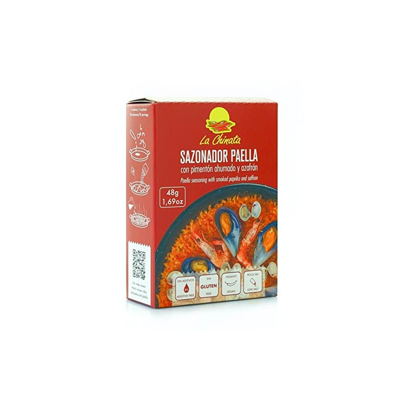 La Chinata. Paella Seasoning with La Vera Smoked Paprika Powder