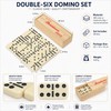 Double 6 Dominoes Set for Family Game Night – 28-Tile