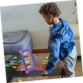 Hemoton 1pieza Abaco Educativo para Niño Niña Juguete Didáctico para Aprendizaje Matemático Contador De Colores Aleatorios Juguete De Cálculo para Niño Niña