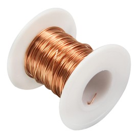 Fielect 0.55mm Inner Dia Magnet Wire Enameled Copper Wire Winding Coil 49.2Ft Length QA-1-155 Model Widely Used for A Variety of Motors