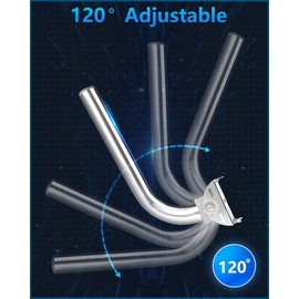 Universal Wireless Bridge Bracket Mount,11" Inch J Pole Wall Mount Brackets Kit for Outdoor TV Antenna,House Antenna Mount for Outdoor AP Access Point Wireless Bridge CPE,2 Pack