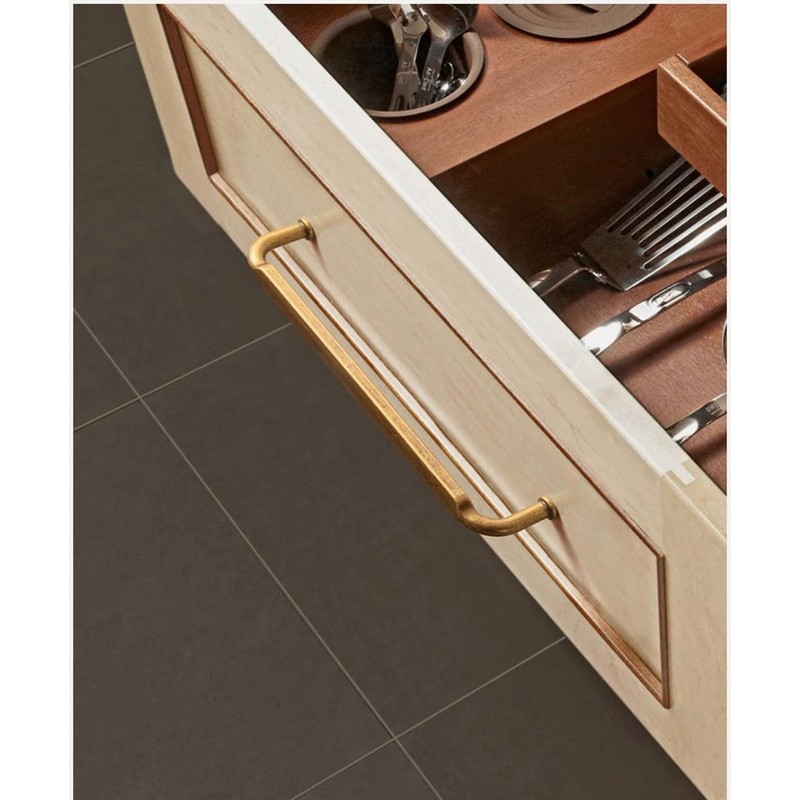 SYZOW 6 Pack Antique Brass Retro Cabinet Pulls 160mm Hole