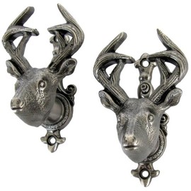 TG,LLC Treasure Gurus Buck Deer Wall Mount Weapon Hooks